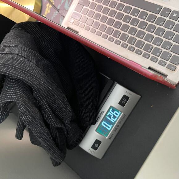 Croft and Barrow pants trousers slacks women's 16 petite 16p black w pinstripe - Picture 13 of 14